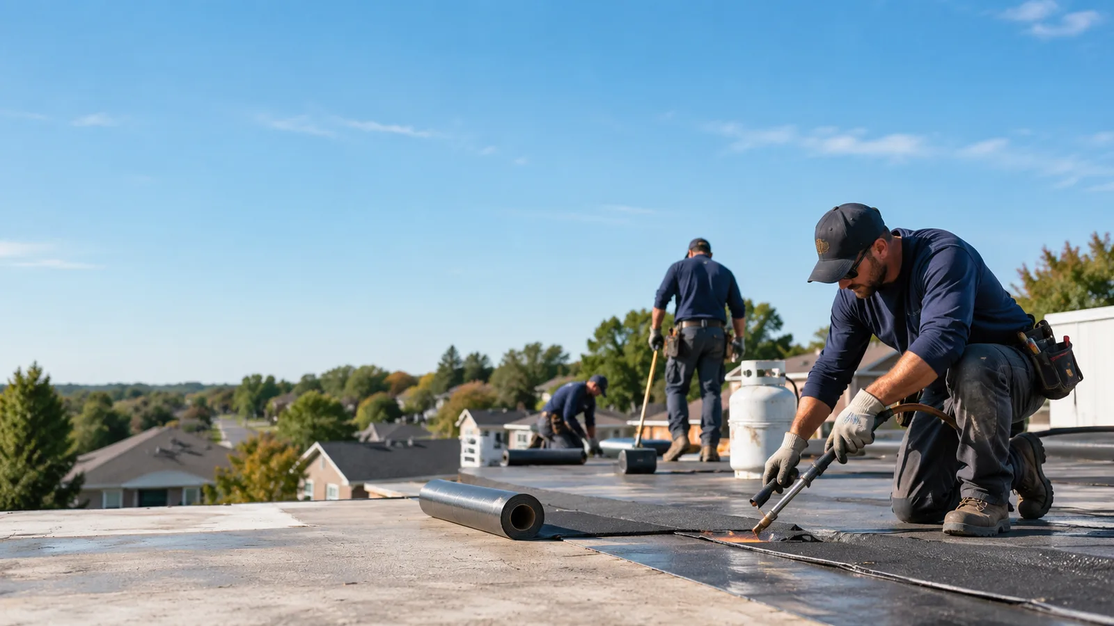 Flat Roof Leak Repair providers in St Louis Park, MN